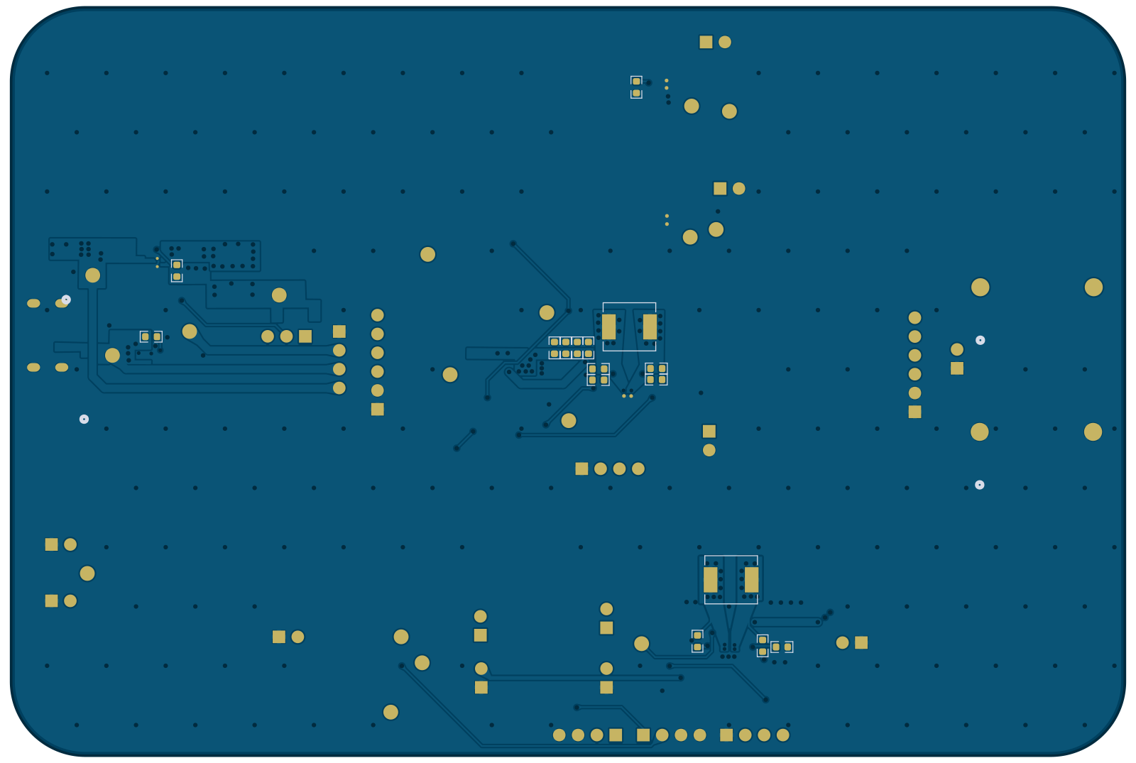 Charger eval board bottom copper